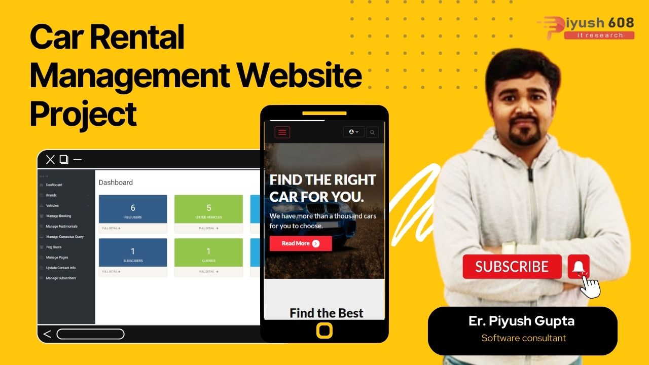 Download Car Rental Management Website Project